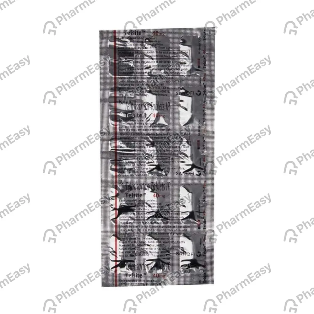 Telsite 40mg Strip Of 10 Tablets