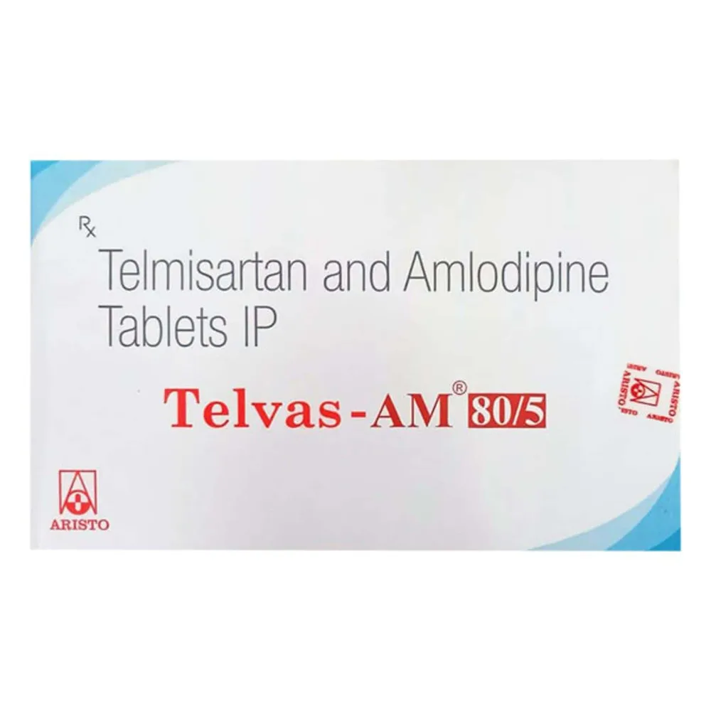 Telvas Am 80/5mg Strip Of 15 Tablets