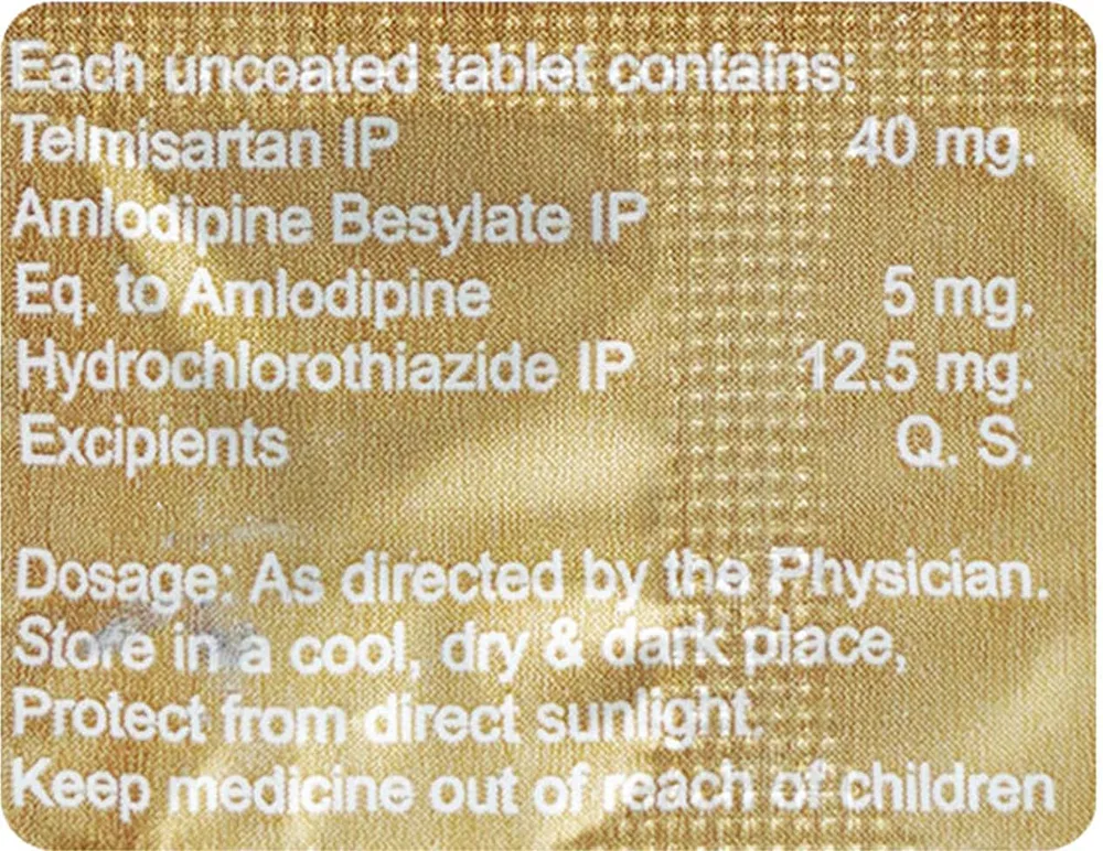 Telwis Amh 40mg Strip Of 10 Tablets