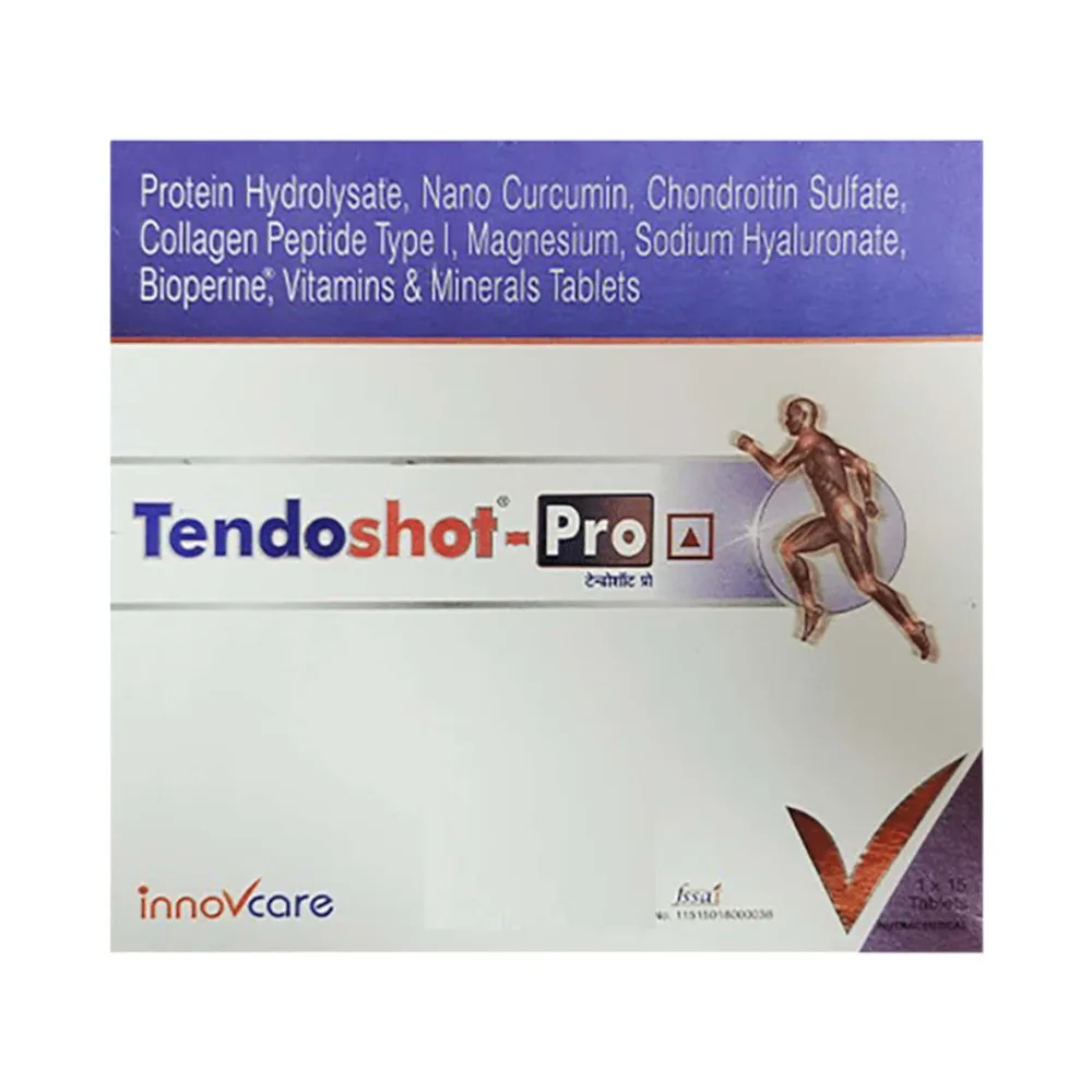 Tendoshot Pro Strip Of 15 Tablets