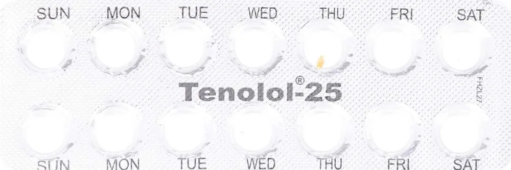 Tenolol 25mg Strip Of 14 Tablets