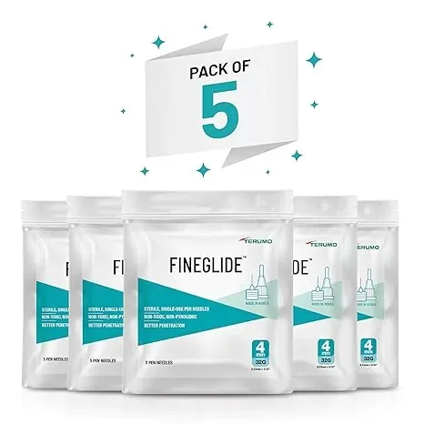 Terumo Fineglide Pen Needles 4mm(32G) - 5 pcs pack