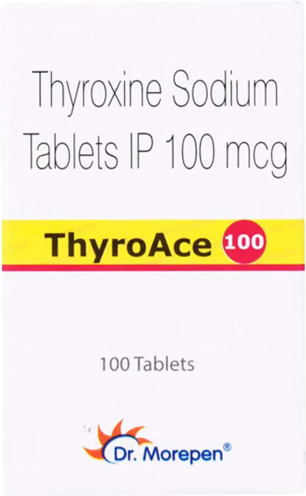 Thyroace 100mcg Bottle Of 100 Tablets