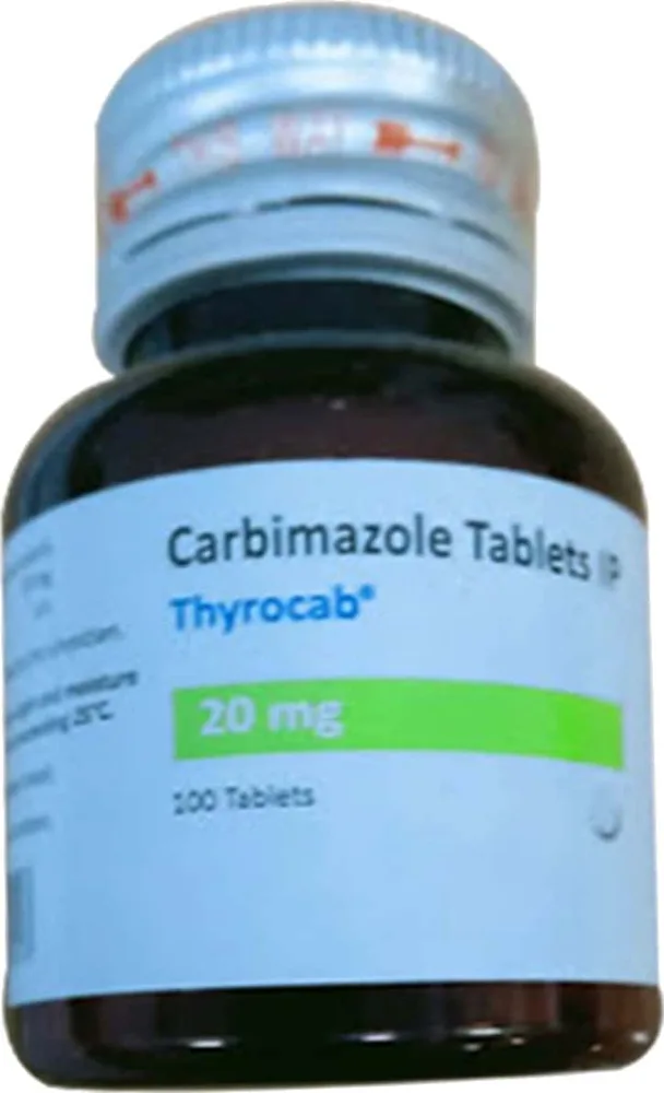 Thyrocab 20mg Bottle Of 100 Tablets