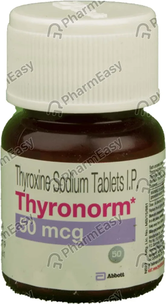 Thyronorm 50mcg Bottle Of 100 Tablets