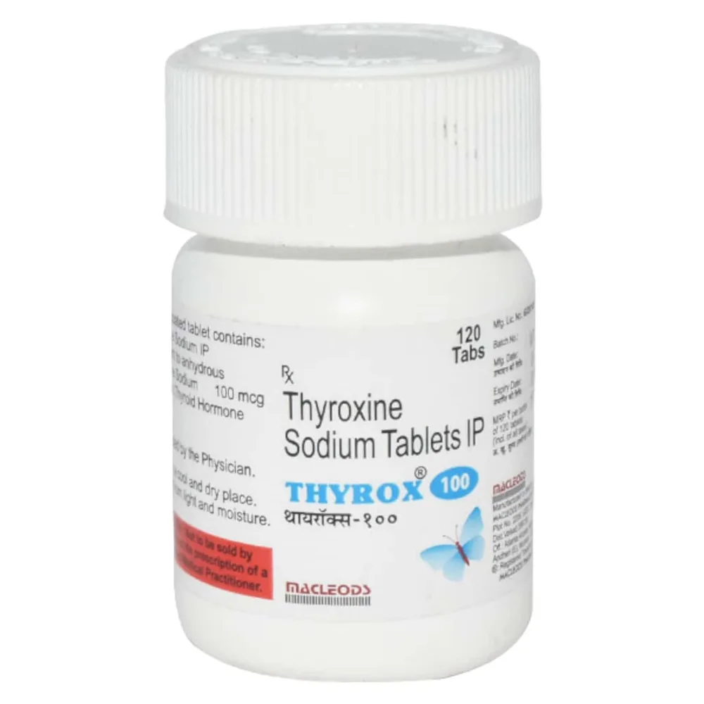 Thyrox 100mcg Bottle Of 120 Tablets