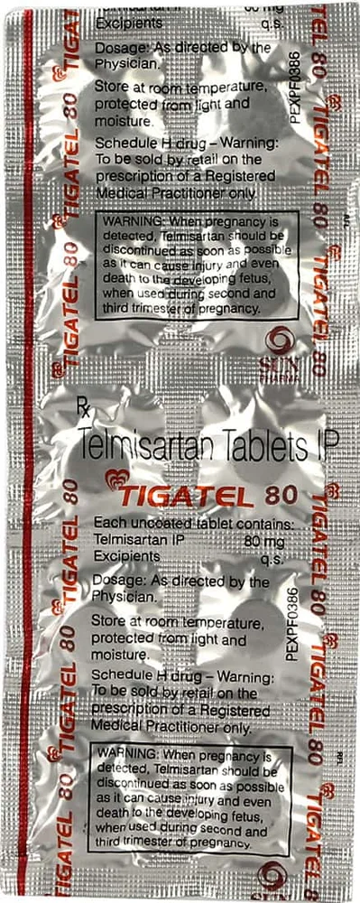 Tigatel 80mg Strip Of 10 Tablets