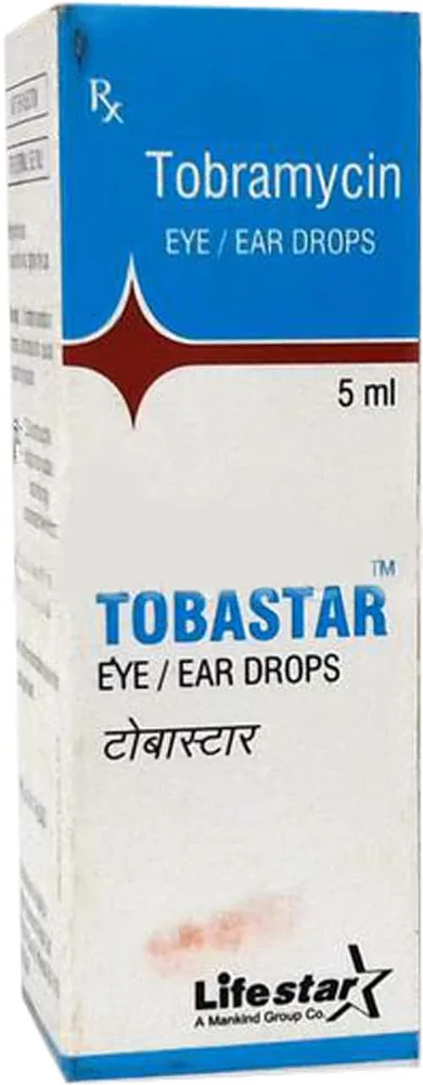 Tobastar Bottle Of 5ml Eye Drops