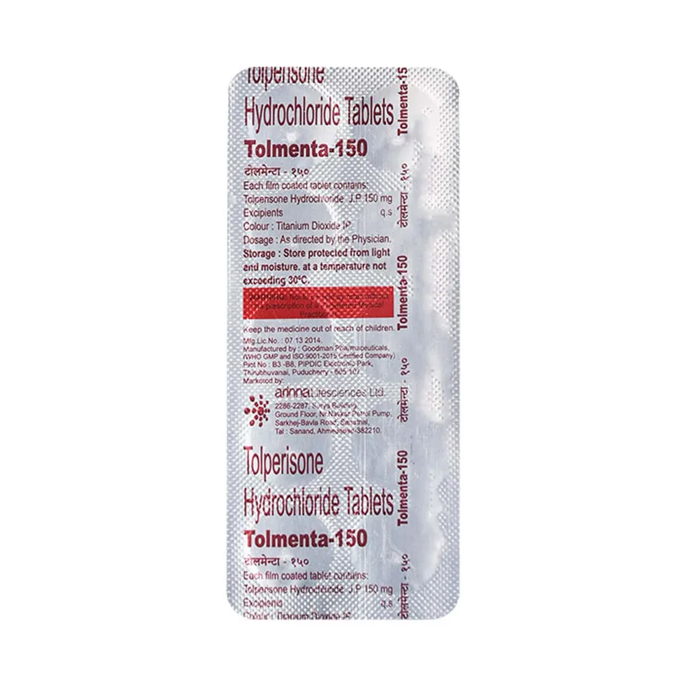 Tolmenta 150mg Strip Of 10 Tablets