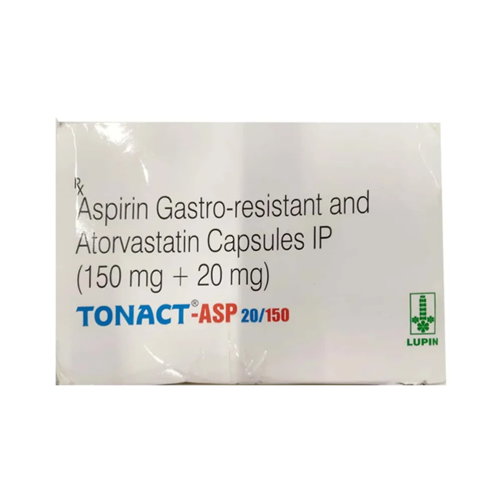 Tonact Asp 20/150mg Strip Of 10 Capsules