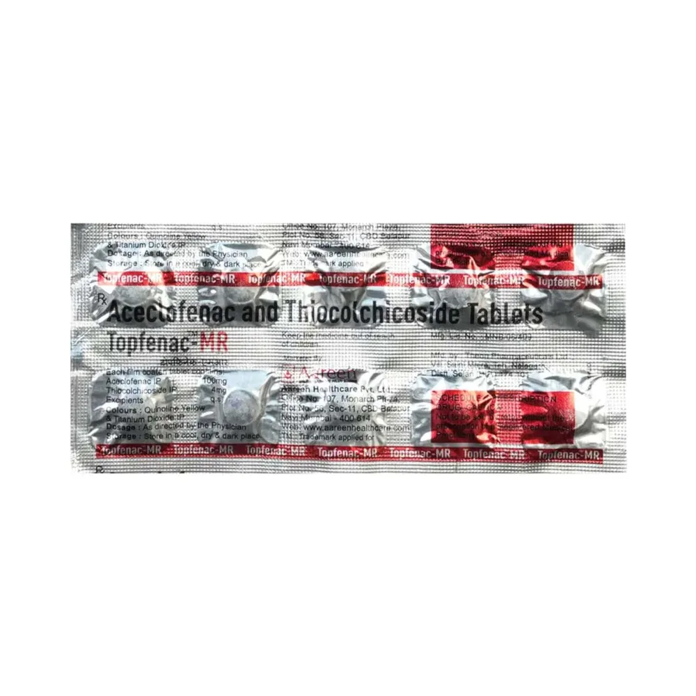 Topfenac Mr Strip Of 10 Tablets