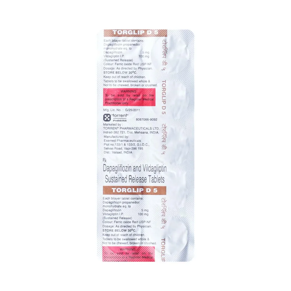 Torglip D 5mg Strip Of 10 Tablets