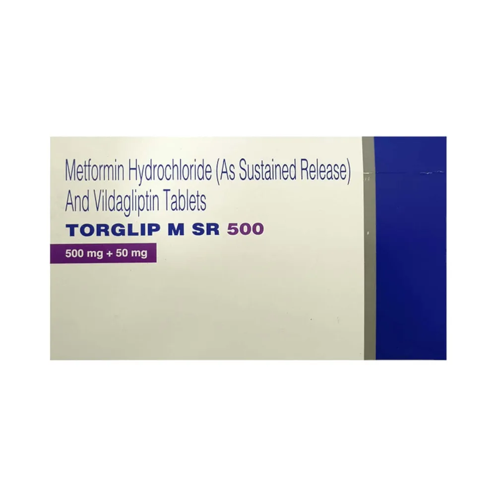 Torglip M Sr 500mg Strip Of 10 Tablets