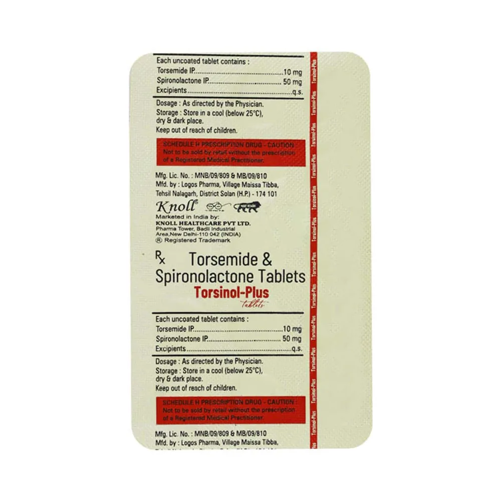 Torsinol Plus Strip Of 15 Tablets