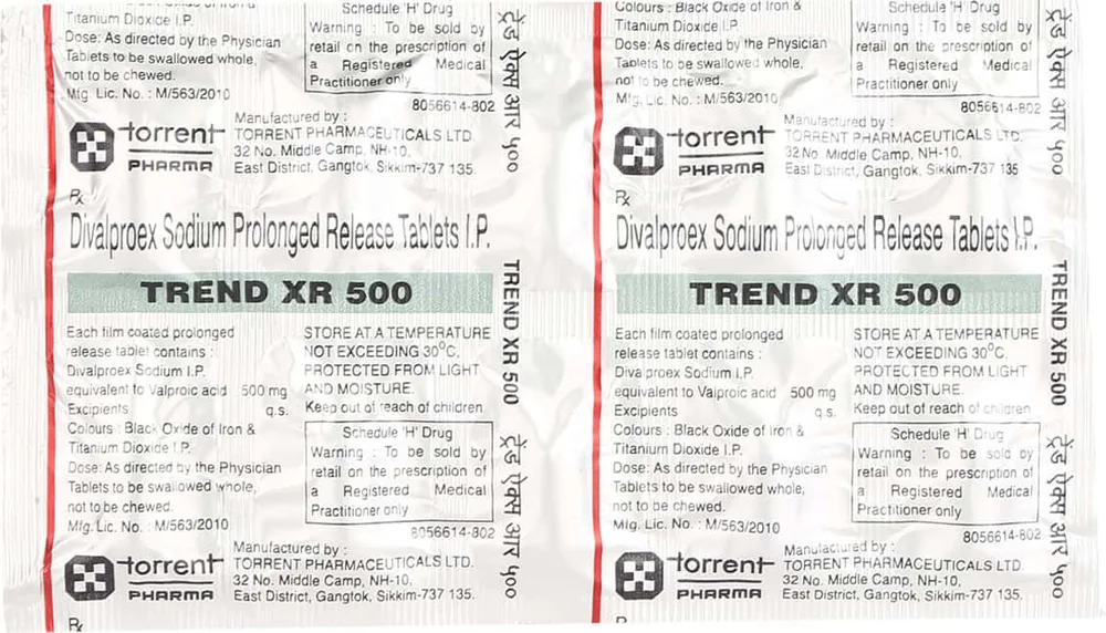 Trend Xr 500mg Strip Of 10 Tablets