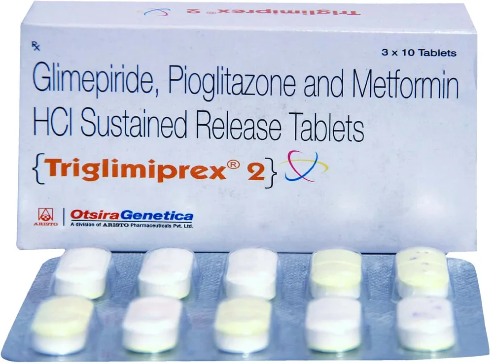 Triglimiprex 2mg Strip Of 10 Tablets