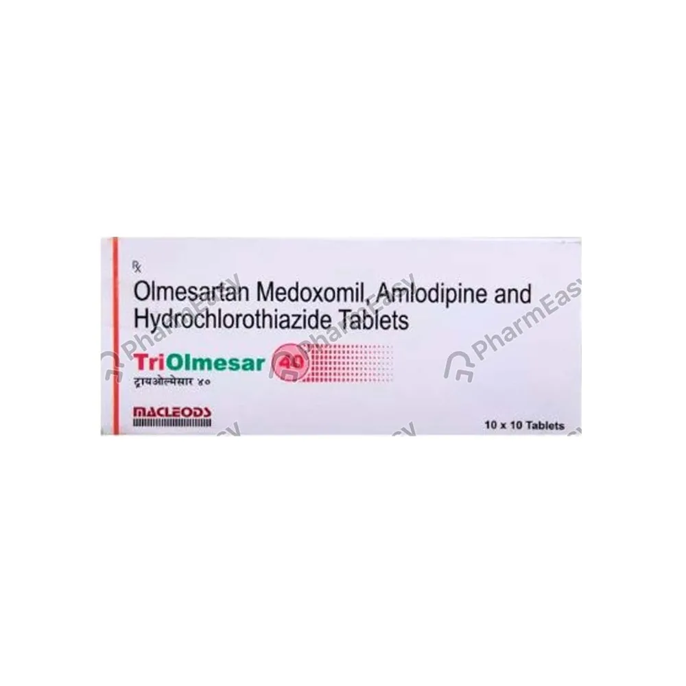 Triolmesar 40mg Strip Of 15 Tablets