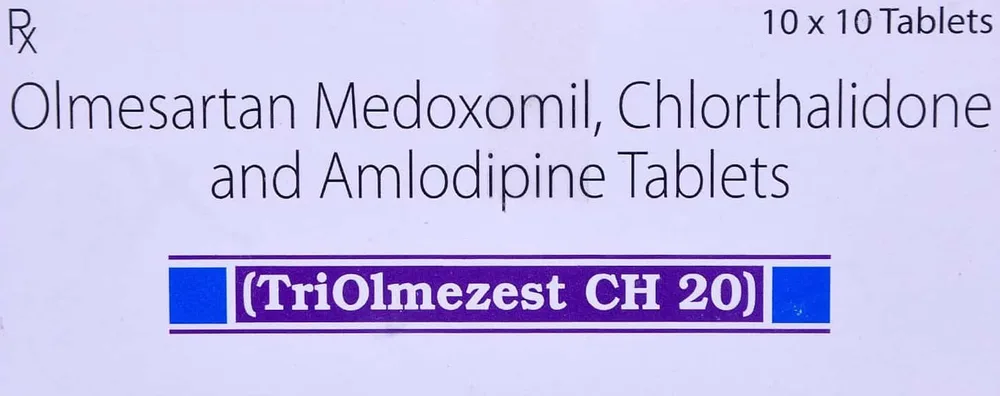 Triolmezest Ch 20mg Strip Of 10 Tablets