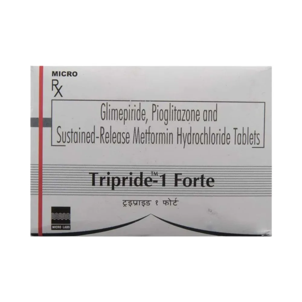 Tripride Forte 1mg Strip Of 10 Tablets