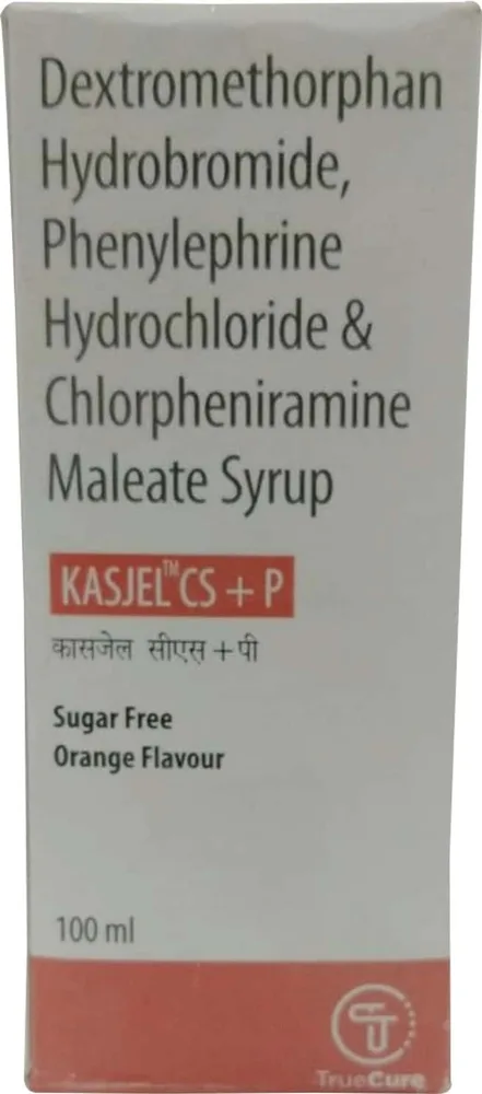 Kasjel Cs Plus P Orange Flavour Sugar Free Bottle Of 100ml Syrup