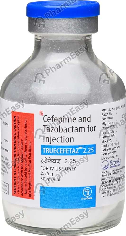 Truecefetaz 2.25gm Dry Vial Of 1 Powder For Injection