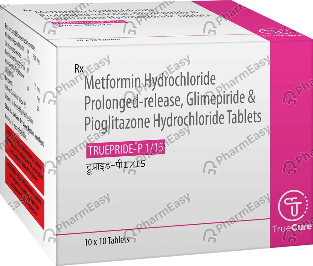 Truepride P 1/15mg Strip Of 10 Tablets