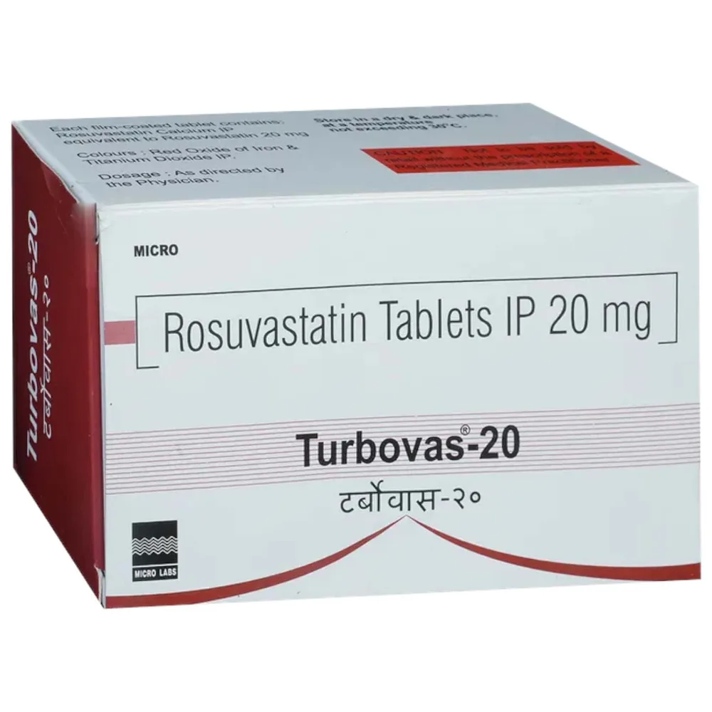 Turbovas 20mg Strip Of 15 Tablets