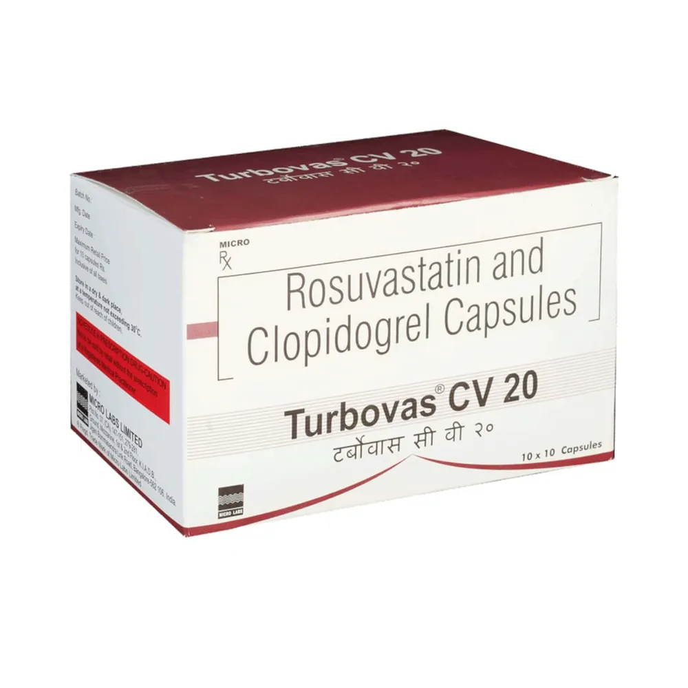 Turbovas Cv 20mg Strip Of 10 Capsules