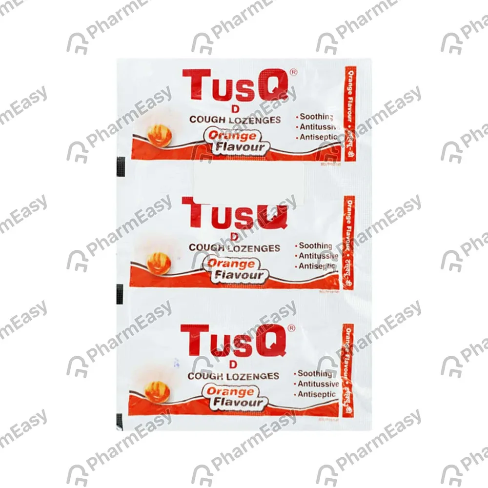 Tusq D Cough 5mg Strip Of 6 Lozenges