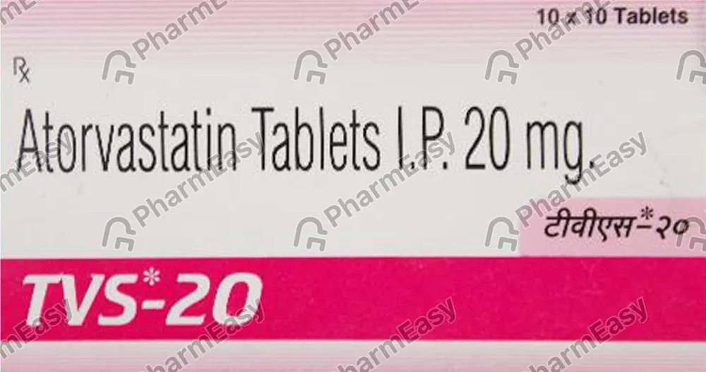 Tvs 20mg Strip Of 10 Tablets
