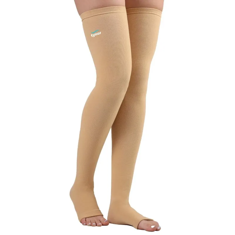 Tynor Compression Stocking Mid Thigh Classic (Pair) I-15