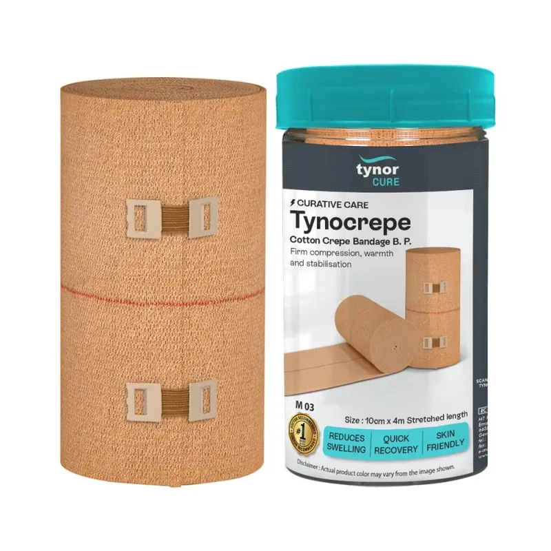 Tynocrepe Cotton Crepe Bandage 8CM*4MTR ( M-02)