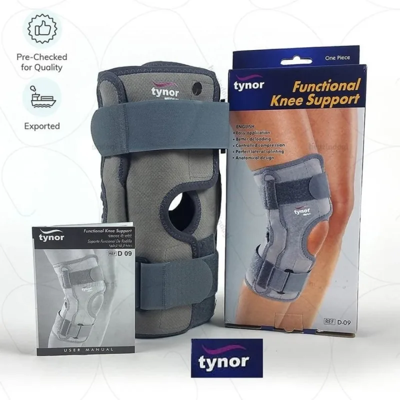 Tynor Functional Knee Support for Lateral Support Immobilization (Medium) D-09