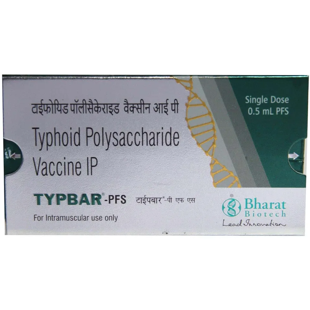 Typbar Pre Filled Syringe Of 0.5ml Vaccine