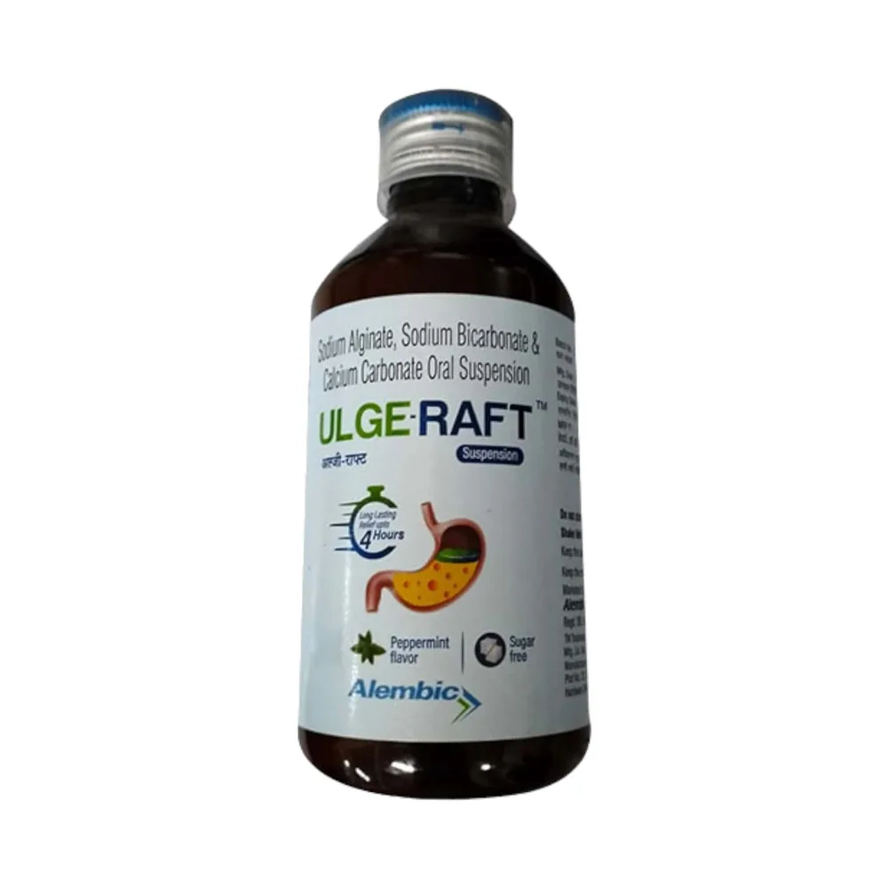Ulge Raft Peppermint Flavour Sugar Free Bottle Of 150ml Suspension