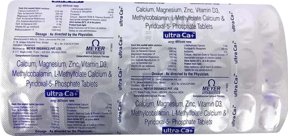 Ultra Ca Plus Strip Of 30 Tablets