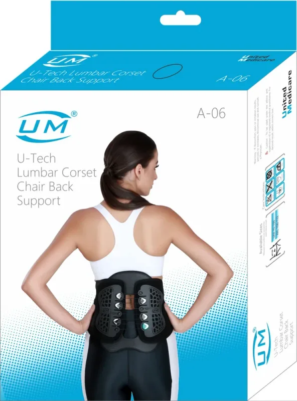 UM U-Tech Lumbar Corset Chair (A-06) â€“ Advanced Back Support for Optimal Comfort and Stability