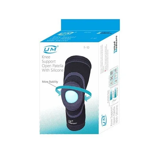 UM Knee Support Open Patella With Silicone  - F-10