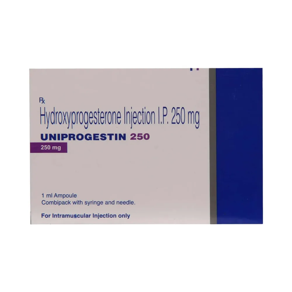 Uniprogestin 250mg Ampoule Of 1ml Injection