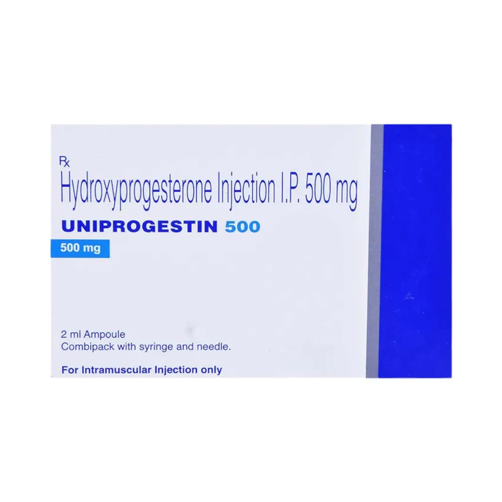Uniprogestin Depot 500mg Ampoule Of 2ml Injection