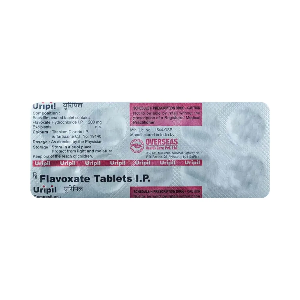 Uripil 200mg Strip Of 10 Tablets