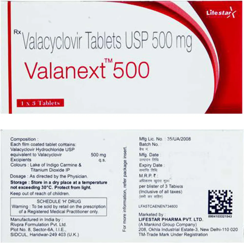 Valanext 500mg Strip Of 3 Tablets