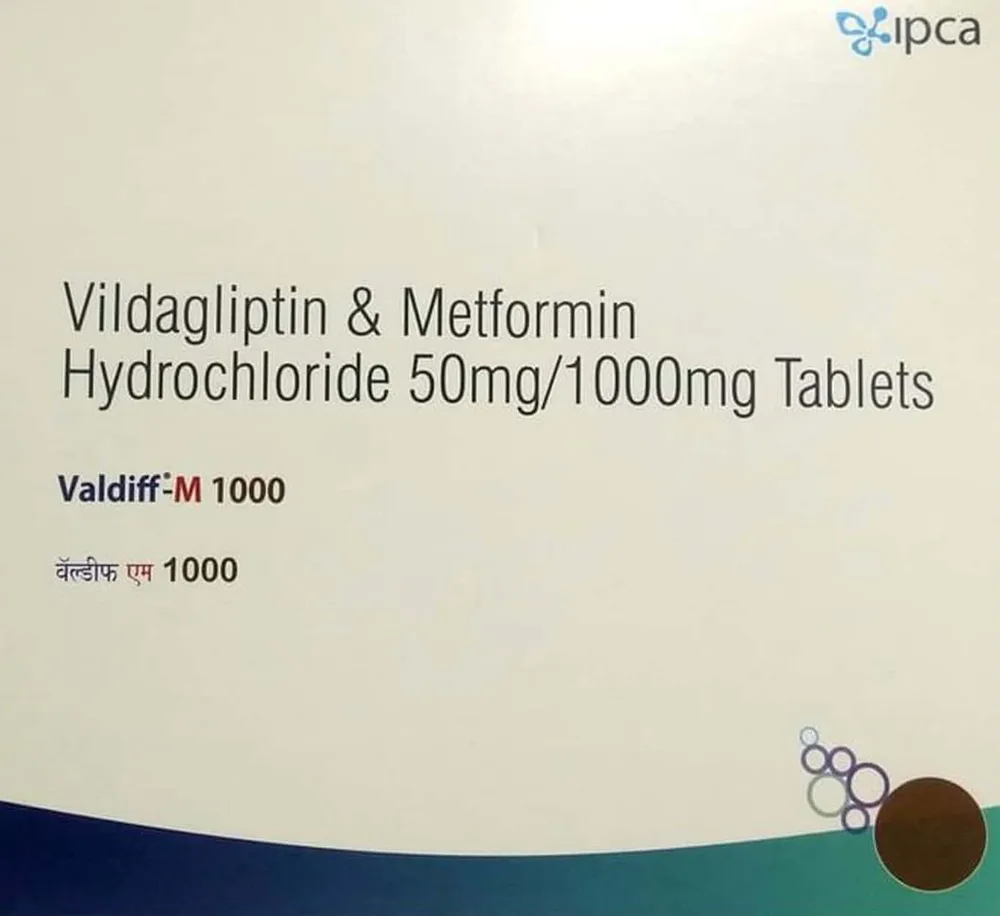 Valdiff M 1000mg Strip Of 15 Tablets