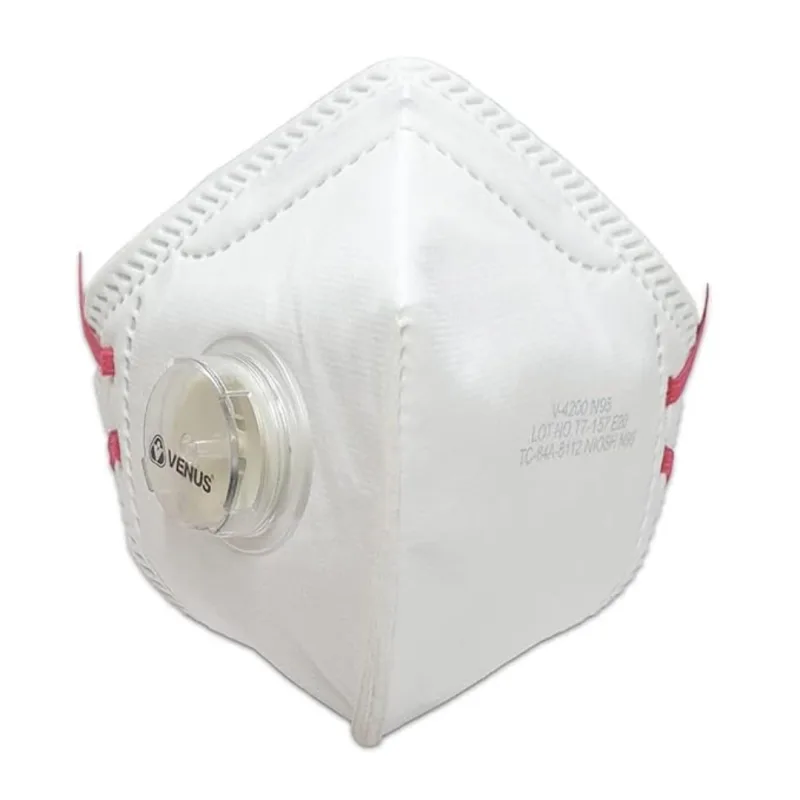 Venus V-420 SLV FFP2-NR D N95 Flat Fold Style Respiratory Mask