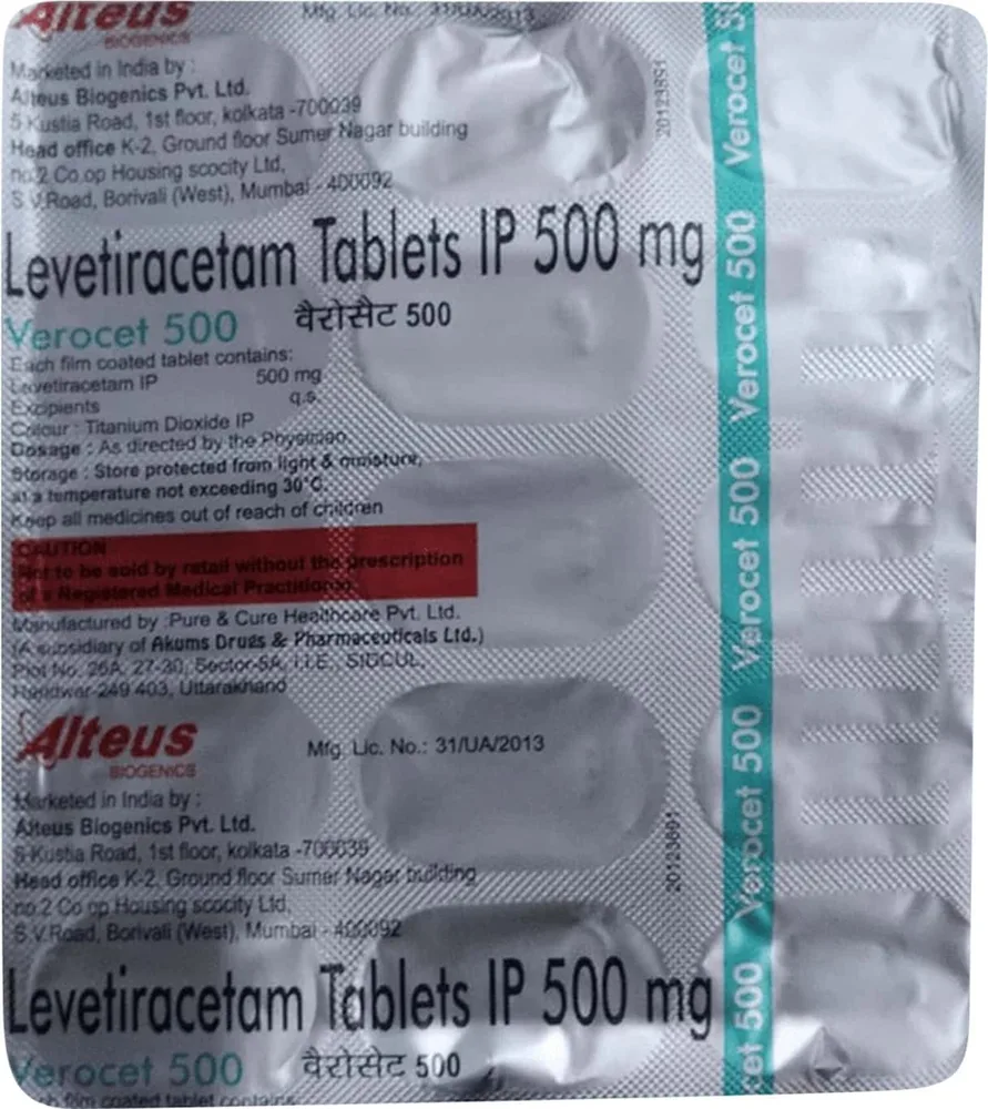 Verocet 500mg Strip Of 15 Tablets