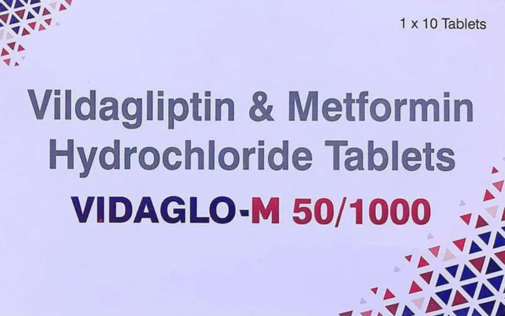 Vidaglo M 50/1000mg Strip Of 10 Tablets
