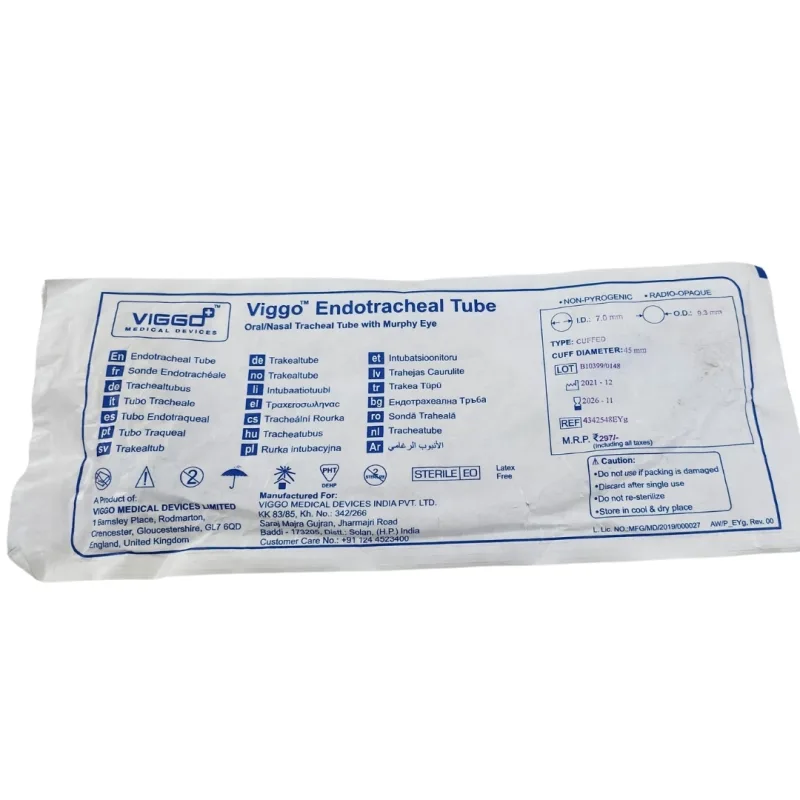 Viggo Endotracheal Tube Oral/Nasal Tracheal Tube With Murphy Eye