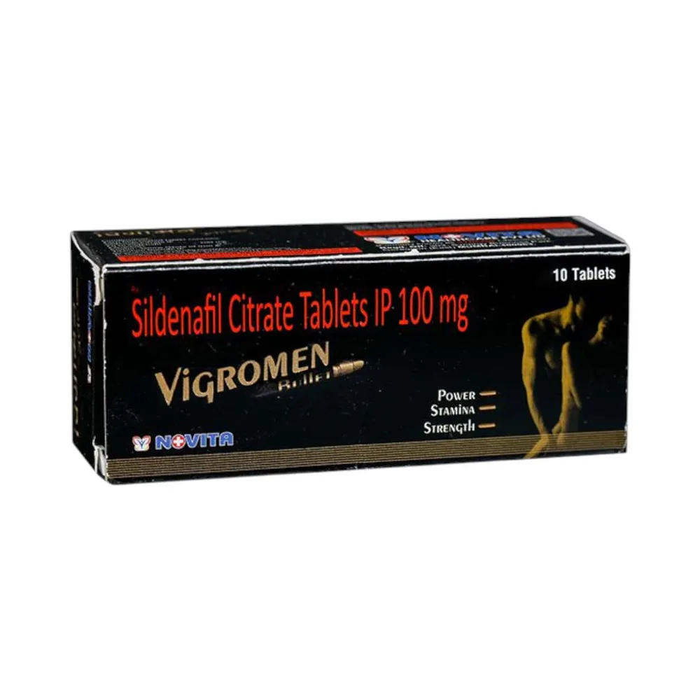Vigromen Red 100mg Strip Of 10 Tablets