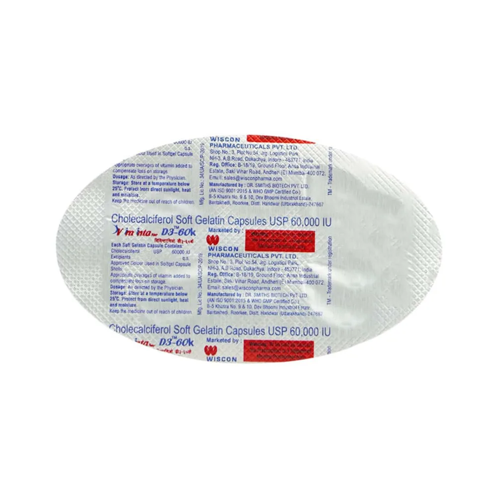 Viminta Neo D3 60k Strip Of 4 Capsules