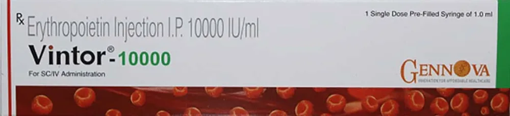 Vintor 10000iu Pre Filled Syringe Of 1ml Injection